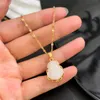 Pendant Necklaces MrZMsZ 2021 Buddha Statue Design White Jade Necklace For Women Exquisite Clavicle Chain Wedding Fashion Jewelry 8922602