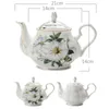 Phnom Penh Teapot Coffee Maker Bone China English Afternoon Pot Set Household Large Capacity Filter Ceramic Kettle 210813