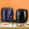 6.5l Air Fryer Hushållens elektriska djupfryser ugn Pizza kyckling pommes frites spis 360 ° bakplåt skärmpanel