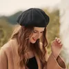 Берец 21 Осенняя/зимняя японская ниша Берет Женская Леди Винтажная Французская портативная элегантная шляпа темперамента