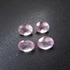 Dużo 7x9mm Oval Faceted Cut -natural Rose Quartz Luźne Kamienie Gemstones H1015