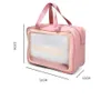 HBP Waterproof Transparent Scrub Bag Large Capacity Portable Travel Wash BagS PVC Cosmetic Storage handBag