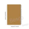 A5 Spiral Notebook Kraft Paper Cover Notebooks Dagbok Bokstudent Durable Blank Böcker Kontorskolan Stationery Coils Notepad BH5562 TYJ