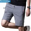 Algodão mens shorts est verão casual shorts homens algodão moda bermuda praia plus size xs-5xl corredores masculino 210806