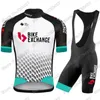 Team Bike Exchange Cycling Jersey Set Men Clothing Summer Race Road Top Suit Bicycle Bib Shorts MTB Maillot Racing Sets