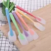 bake gadget silicone kitchen tool 21 cm Soft Seamless Spatula Butter Cream Scraper Brush Baking Makers