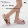 UTUNE enfants pantoufles garçons filles arc-en-ciel plage sandales chaussures d'été pour enfants EVA antidérapant mignon doux intérieur salle de bain diapositives G1218