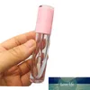 Упаковочные бутылки 100 шт. 5 мл Пустой блеск для губ Трубка, розовая шапка, DIY пластиковая глазурь Beauty Makeup Tools
