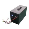 Custodia in metallo 2880wh batteria ricaricabile LG 48V 60Ah 70Ah agli ioni di litio Lipo con monitor e BMS per risciò elettrico/triciclo elettrico/alimentatore portatile