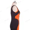 Nice-forever Color Block Schwarz Spitze Patchwork Über dem Knie Kleider Bodycon Sexy Club Bodycon Slim Mantel Frauen Kleid BTY786 210419