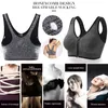 Sport-BHs für Frauen Est Reißverschluss vorne BH Wireless Post Active Yoga Sport Workout Fitnes Outfit