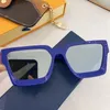 Occhiali da sole da uomo Millionaire Z1165W montatura blu lenti scure e chiare milioni di occhiali trend wild vacation designer 1:1 personalizzazione originale alta qualità