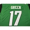 Benutzerdefinierte 009 Jugend Frauen Marshall Thundering Herd Isaiah Green #17 Fußballtrikot Größe S-5XL oder benutzerdefiniertes Trikot mit beliebigem Namen oder Nummer