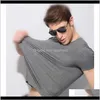 Tshirts Tees S Clothing Apparel Drop Delivery 2021 Mrmt Brand Mens Pure Color Short Sleeve Tshirt For Male Round Collar Modal Top Qylxli Rrgl