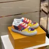 SNEAKER OLLIE Scarpa da skate acquerello multicolor doppi lacci tie-dye Suola in gomma Luxurys Designers Shoes