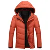 Men's Down & Parkas Winter Warm Men Jacket Coat Casual Autumn Stand Collar Puffer Thick White Duck Parka Male With Hood 01 Phin22