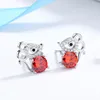 Stud mignon petite souris femmes boucle d'oreille mode coréenne haute qualité animal zircon pierre jeune fille oreille bijoux cadeau accessoire5873099