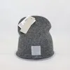 Gorros unissex inverno malha chapéus moda carta etiqueta crânio bonés designer bonnet na moda chapéu de crochê ao ar livre quente malha boné masculino wo6543808