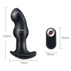 NXY-vibratorer Trådlös fjärrkontroll Prostata Massager Anal Plug Butt med stålboll Roterande Dildo Vibrator Gay Sexleksaker för män 1125