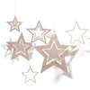 Party 4M Twinkle Star Paper Garland Baby Shower Decorations for Home Boy Girl First Birthday Party DIY Wedding Decor Christmas Props