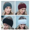 32 kleuren Gebreide Gehaakte Hoofdband Vrouwen Wintersport Haarband Tulband Yoga Head Band Oorwarmers Cap Hoofdbanden Party Favor YYA547