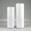 20oz Blank Sublimation Straight Tumblers Edelstahl-Wärmeübertragungsbecher mit Deckel und Kunststoffstrohhalm CYZ3086