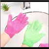 Cepillos esponjas Scrubbers Aesorios de baño Home Garden entrega de caída 2021 Guantes hidratantes exfoliantes Mitt de ducha de baño Scrub7019962