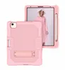 3 in 1 tablet Case For iPad mini 4 5 6 samsung T290 T220 T225 T307 portable silicone Shockproof Kickstand PC cover