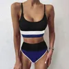 Women's Swimwear 2Pcs/Set Sexy Bikinis Set Women Push Up Padded Bra High Waist Briefs Two Piece Bikini Swimsuit 2021 Mujer