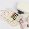 Jewelry Pouches Bags Carrying Case Portable Ring Earrings Necklace Box Leather Packaging Travel Compartment Storage Boxes Edwi22