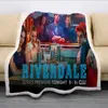 Ny Riverdale 3D Printed Fleece Blanket för sängar Tjock Quilt Fashion Bedspread Sherpa kasta filtar Vuxna barn