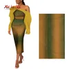 Воск Африканские ткани Высокое Качество Золото Анкара Батик Xiaohuagua Оптовая продажа Полиэстер Швейные женские Подол платья FP6400 210702