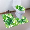 couverture de couvercle de couvercle de toilette verte