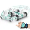 RCスタント車のための子供のためのリモコンの登山車のおもちゃの電気ジェスチャーセンサーの横方向変形4輪駆動トラック