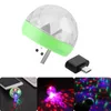Effects Mini USB Led Party Lights Portable Crystal Magic Ball Home Karaoke Decorations Colorful Stage Disco Light