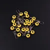 20pcs/lot Fishing Float Bobber Stops Space Beans Swivel Connectors Sea Fishing Saltwater Metal Plastic Tools Accessories