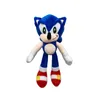 40cm Cute Hedgehog Sonic Plush Toy Animation Film och TV Spel omgivande Doll Cartoon Plush Animal Leksaker Barnens julklapp