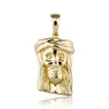 925 Sterling Pendant Silver High Quality Iced Out Cubic Zirconia Gold Jesus Pendant&Necklace Hip Hop Fashion Jewelry Gift