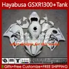 Fairings för Suzuki Hayabusa GSXR-1300 GSXR 1300 CC GSXR1300 96 97 98 99 00 01 74NO.69 GSX-R1300 1300CC 2002 2003 2004 2005 2006 2007 GSX R1300 96-07 Bodywork Red Silveryy