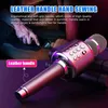 Microphones Karaoke Microphone Wireless Singing Machine with Bluetooth Speaker for Cell Phone/PC Portable Handheld Mic Speaker T220916