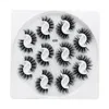 Natural Thick 3D False Eyelashes Extension Set Curly Crisscross Reusable Hand Made Fake Lashes Eyes Makeup Accessory For Women Beauy Soft & Vivid 8 Models DHL