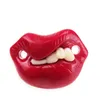 Silicone chupeta chupeta engraçada acalma suaves de barba dentes vermelhos no mamilo labelo bebê produtos 20 estilo t500573