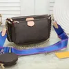 Neue Tagespakete für Frauen 2022 neues dreiteiliges Set Europäische und amerikanische Mahjong-Mutter-Kind-Tasche Trend Retro-Diagonaltaschen 3-teilig Mode