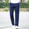 Höst vinterbyxor män bomull mode affärer stretch män chinos byxor casual svart byxor manlig pentalon homme mens 40 210930