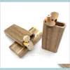 Andra tillbehör Hushållen Sundries Home Garden Kit Handmased Wood With Digger Wood Dugout Aluminium One Hitter Bat Cigarette FI6233905