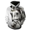 Herren Hoodies Sweatshirts Tier 3D Druck Gemalt Pferd Männer/frauen Hoodie Marke Design Harajuku Pullover Herbst Und Winter Tops