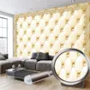 エレガントなベッドルーム3D壁画の壁紙モダンなクラシック壁紙エクサイターボーダー花柄のインテリア背景壁の装飾ウォールコバー224T