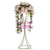 Party Decoration Wedding Metal Flower Stand Christmas Deco Table Centerpiece Golden Center Piece