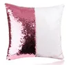 11 Colors Sequin Pillow Cover sublimation Cushion Throw Pillowcase Decorative Pillowcase That Change Color Gifts for Girls Stock