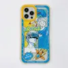 Luxury Super Cute Retro Cartoon Soft Silicone Case för iPhone 13 11 12 Pro Max Mini XR X XS 7 8 Plus Summer Atmosphere Back Cover7118322